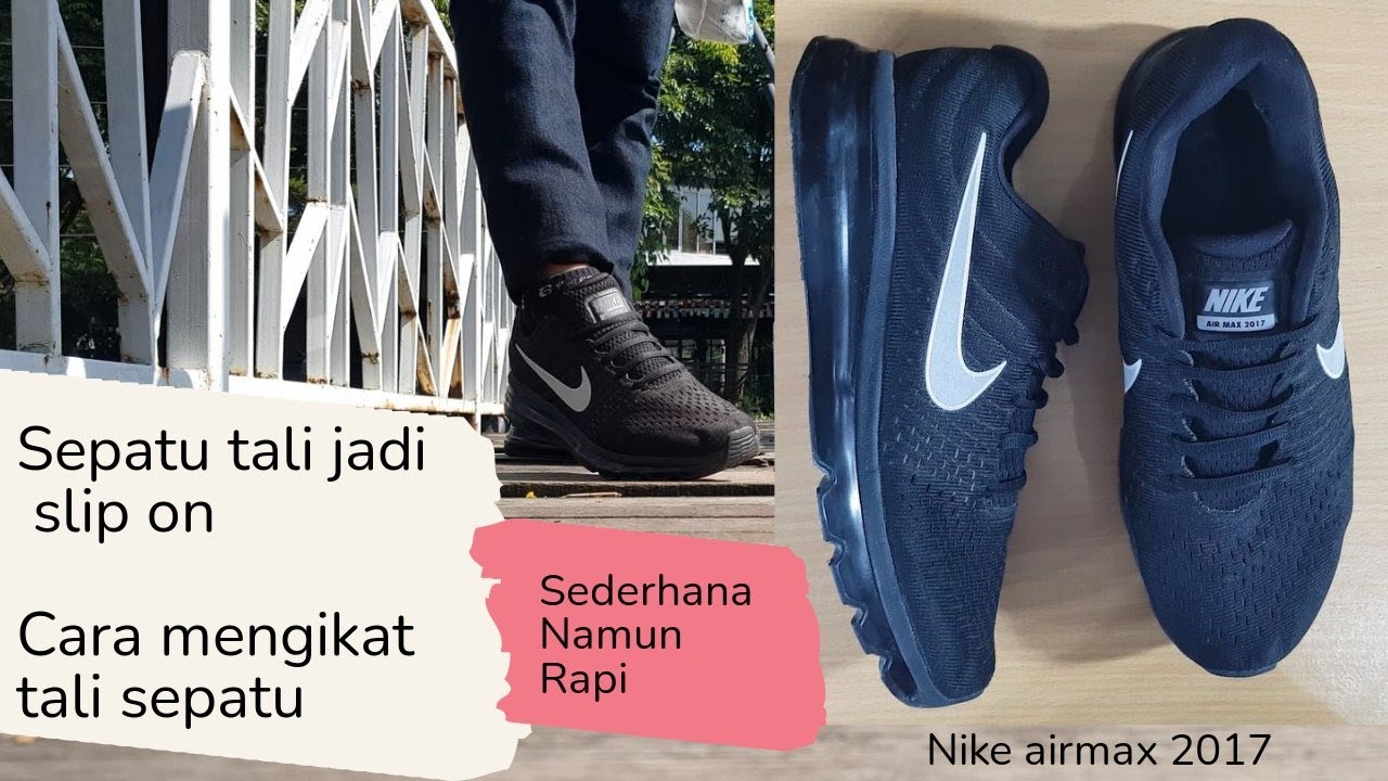 tali sepatu nike air max