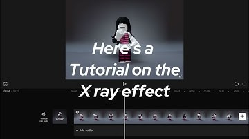 Tutorial on How to do the X Ray Effect on CapCut