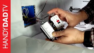 Installing the Lights, Triple Switch & GFCI Outlet | Master Bath Remodel (Part 9)