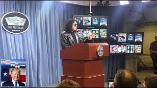 GENE SIMMONS OF ‘KISS’ Delivers Unexpected Emotional Moment at the Pentagon