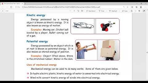 5th standard unit 3 energy part 1