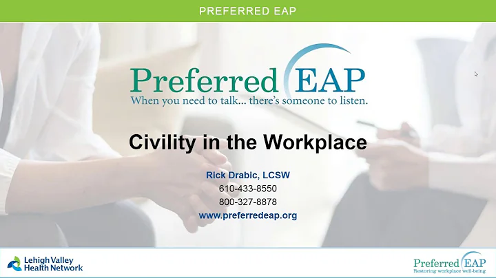 Civility in the Workplace Workshop