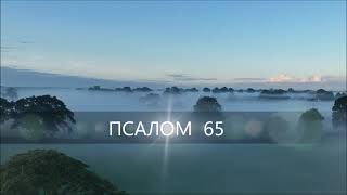 Псалом  65. Пойте Славу Имени Его, Воздайте Славу, Хвалу Ему