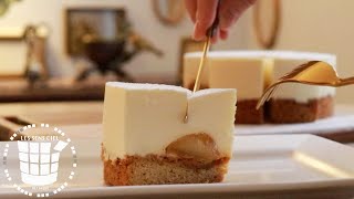 ✴濃厚レアチーズとキャラメルりんごのタルトの作り方✴How to make Rich cheesecake and Caramel apple✴ベルギーより#131