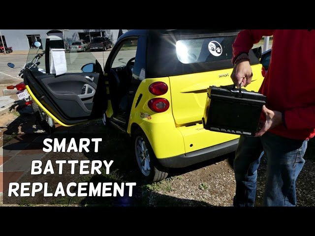 SMART FOR TWO BATTERY REPLACEMENT REMOVAL 2008 - 2014 - YouTube