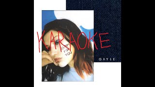 Happy For You - GAYLE (Karaoke)