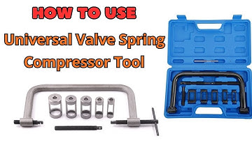How to use Universal Valve Spring Compressor – Valve Keepers Removal & Installation DIY