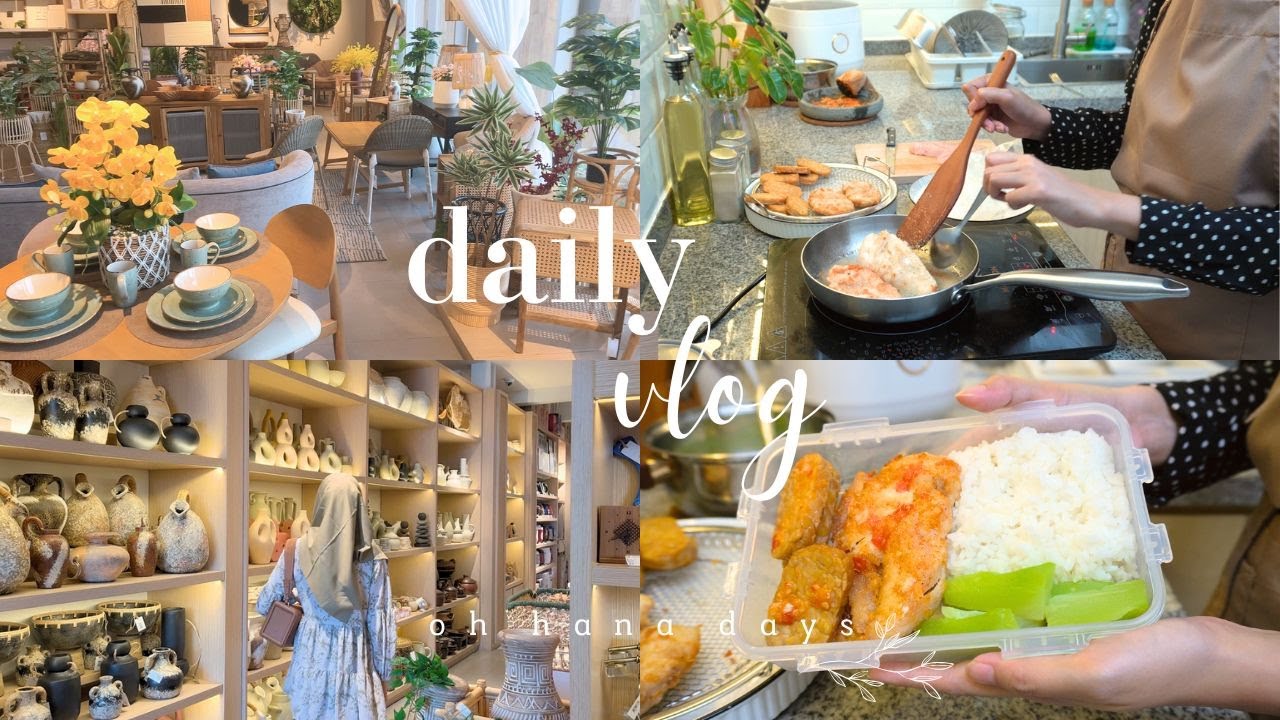 Mengunjungi KJ Perabot, Membuat Bekal Makan Siang Ayam Geprek, Menikmati Makan Siang | Daily Vlog