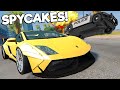 Spycakes & I Used Upgraded Lamborghinis In Police Chases in BeamNG Drive Mods!