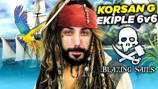 Aksi̇yon Dolu Korsan Savaşi Eki̇ple 6V6 Blazing Sails Barış Can