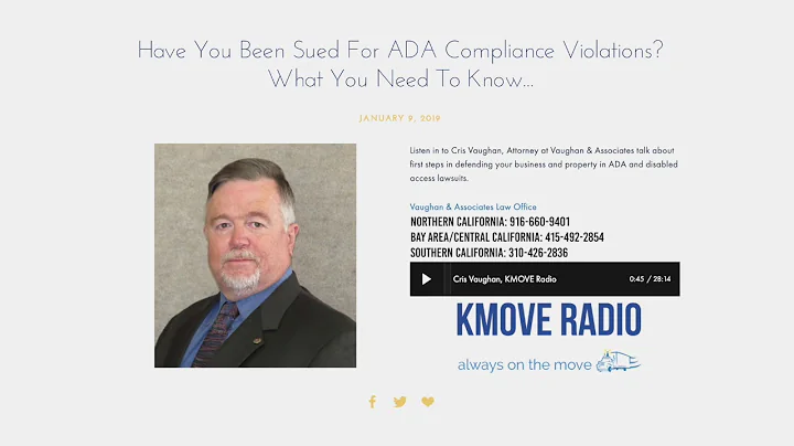 KMOVE Interview with Cris Vaughan: What You Need T...