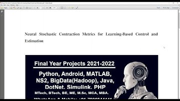 Neural Stochastic Contraction Metrics for Learning Based Control and Estimation