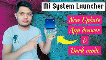 Mi System Launcher New Update | Aap drawer | dark mode