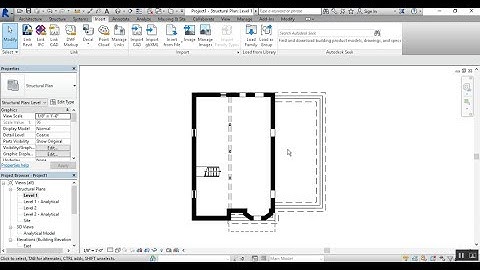 Autodesk Revit- Link DWG Files Into Revit
