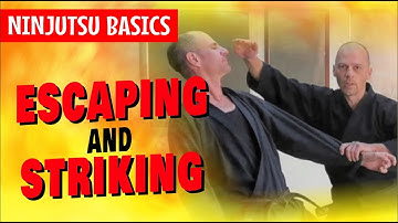 NINJUTSU BASICS | ESCAPE and STRIKING TECHNIQUES