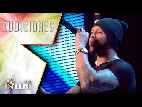 Roberto ametralla al público con la velocidad de su rap | Audiciones 3 | Got Talent España 2017