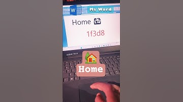 Tips and tricks home symbol in ms word #robintech #msword #tips #tricks #windows #microsoft #shorts