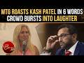 Marjorie Taylor Greene 6-Word SAVAGE Dig At FBI Boss Kash Patel Sparks ROARING Laughter From Crowd