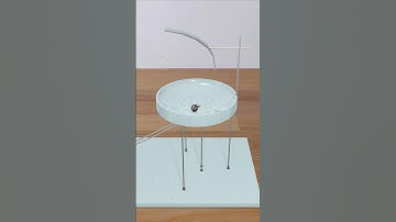 Endless Loop: Metal Ball’s Hypnotic Journey on Marble Plate