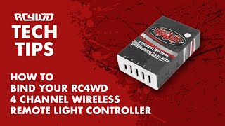 RC 4WD Z-E0093 4 Channel Wireless Remote Light Controller