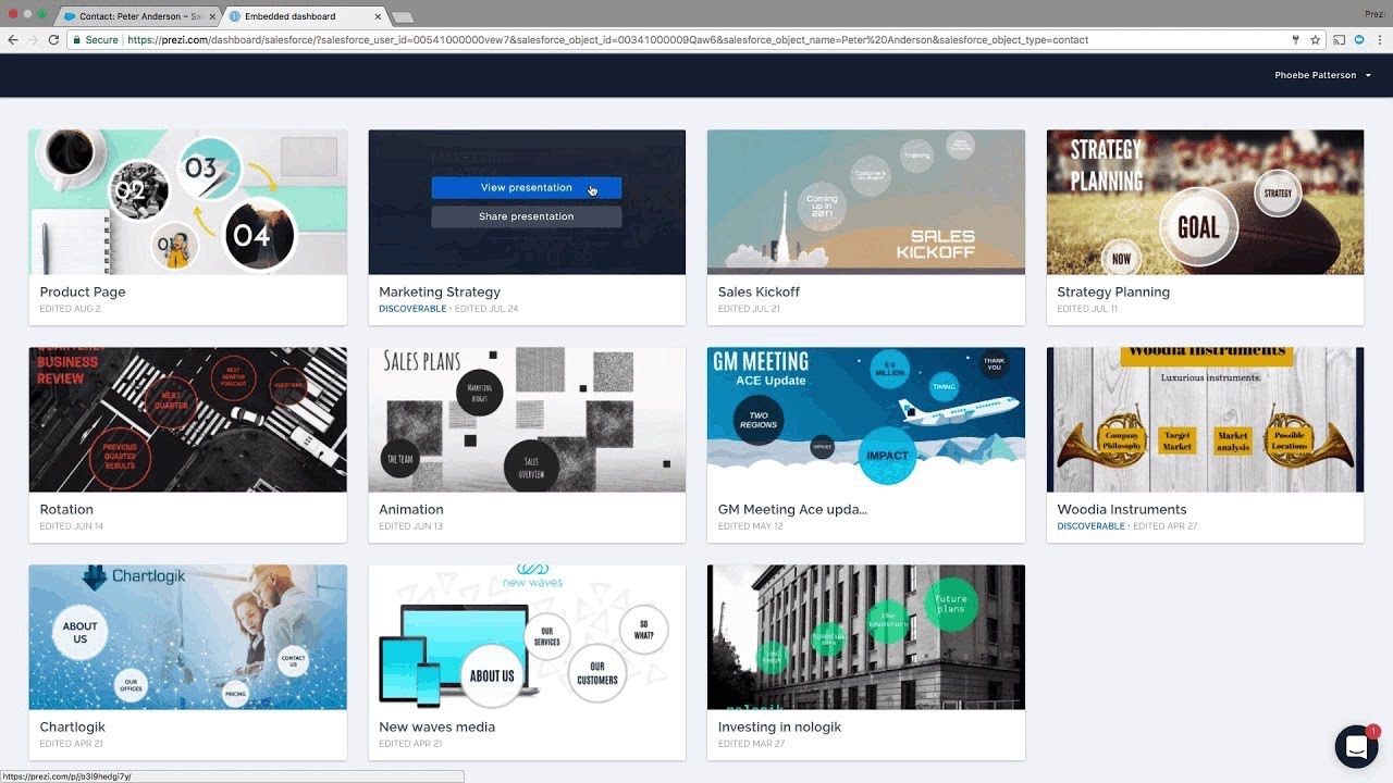 how to use prezi
