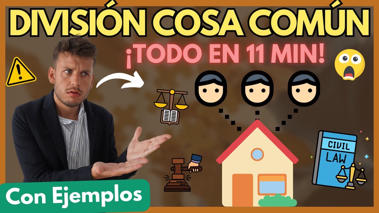 ➡️ DIVISIÓN de la COSA COMÚN: TODO lo que debes Saber.【Resumen con Ejemplos]
