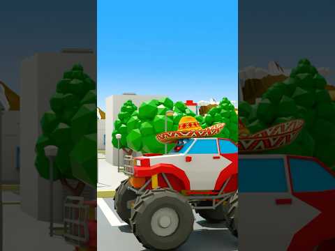 Скорая помощь, Полицейская Машинка и Бульдозер Играют в Мяч! 🚑🚓⚽️#carcartoon #forkids #длядетей