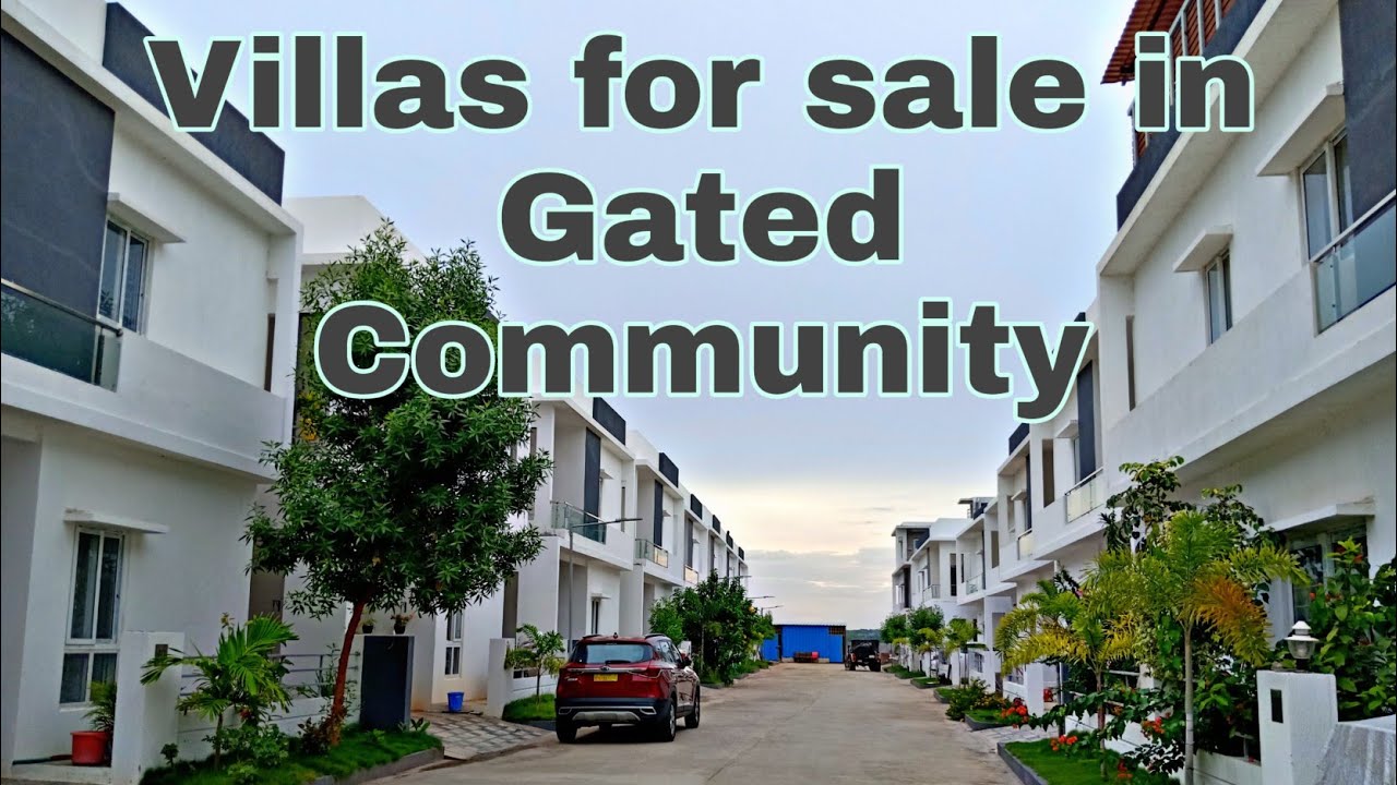Villas for sale in Hyderabad Manikonda Gated Community 30 45