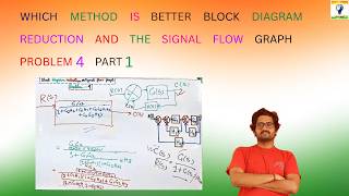 Which method is better Block Diagram Reduction and the Signal flow graph problem 4 part 1
