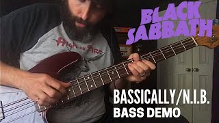 Black Sabbath Bassically / N.I.B. Geezer Bass Solo with Ibanez Weeping Demon Wah