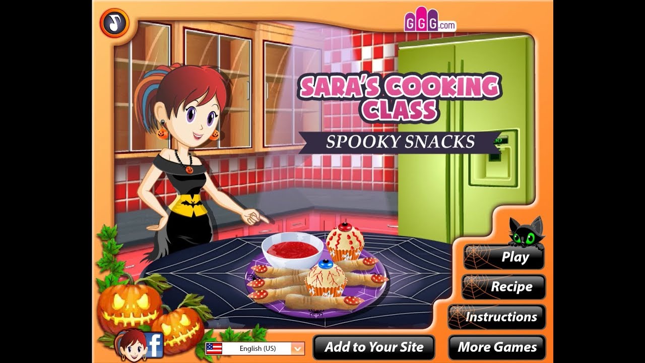 Sara's Cooking Class: Spooky Snacks - Jogo Gratuito Online