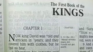 1 Kings: Ch 01-02 King James Bible Point-of-View Reading v3