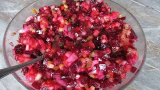 видео: Салат винегрет с огурцами. | Salad vinaigrette with cucumbers. картинка: Салат винегрет с огурцами. | Salad vinaigrette with cucumbers.