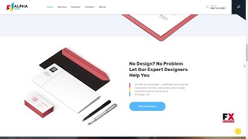 AlphaColor Type Design and Printing Services WordPress Theme        M