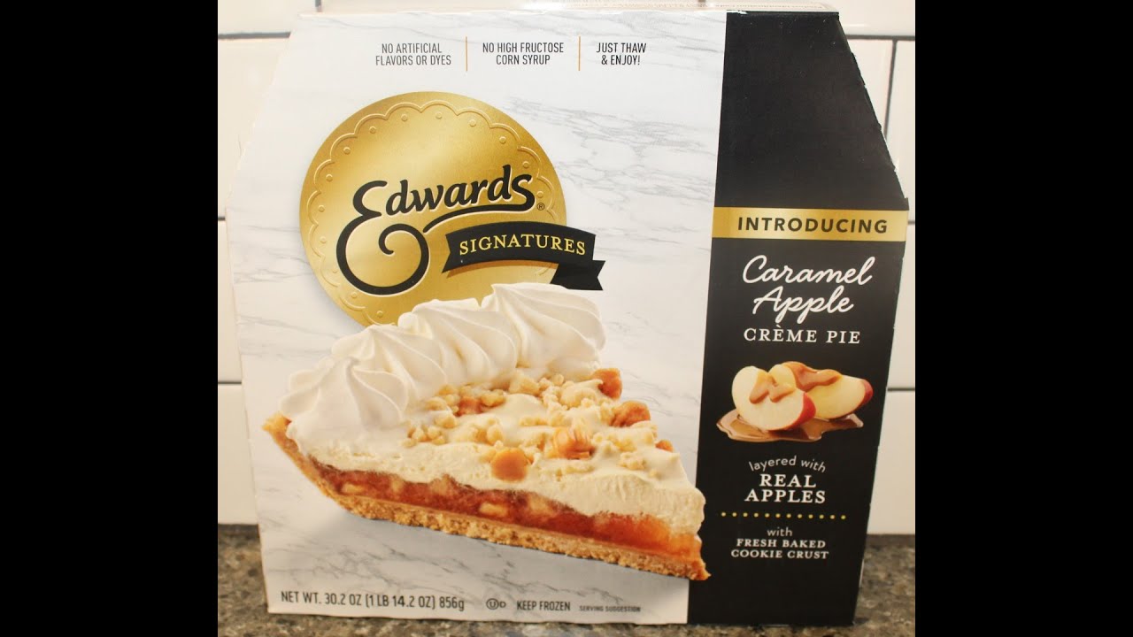 Edwards Signatures Caramel Apple Crème Pie Review YouTube