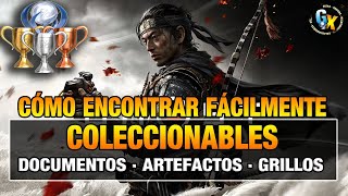 COMO ENCONTRAR COLECCIONABLES (DOCUMENTOS, ARTEFACTOS, GRILLOS) | FÁCIL | GHOST OF TSUSHIMA | GUÍA