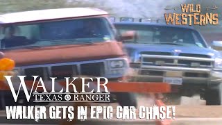 Walker, Texas Ranger | Walker Gets In Car Chase With Kidnappers (ft. Chuck Norris) | Wild Westerns