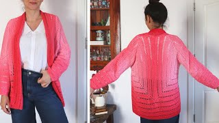 How To Crochet A Hexagon Cardigan For All Sizes