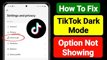 How To Fix TikTok Dark Mode Option Not Showing (New Feature 2023) | TikTok Dark Mode