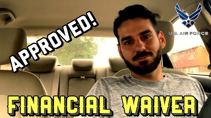 Financial Waiver for the Air Force | How I got my Military Waiver Approved