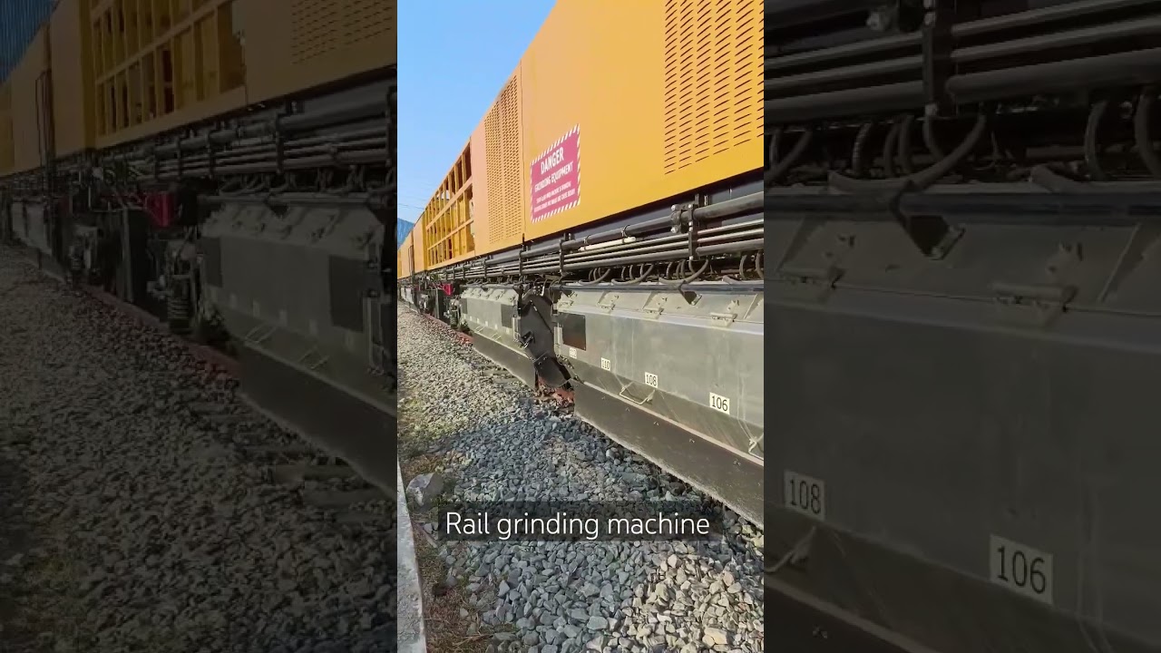 rail grinding machine dfccil Loram 