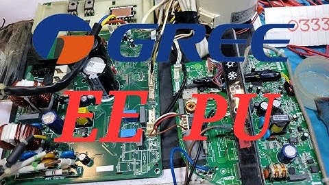 Gree DC inverter AC EE error PU error code AC PCB # 390