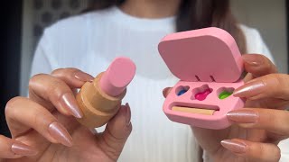 [ASMR] Doing Your Makeup With Wooden Products (Layered Sounds)