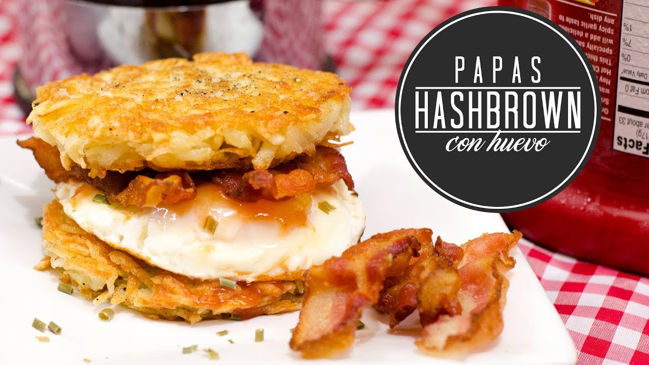 CÓMO HACER PAPAS HASH BROWN Y HUEVO ¡PARA DESAYUNAR! ?? MUY FÁCIL |  Recién Cocinados - YouTube