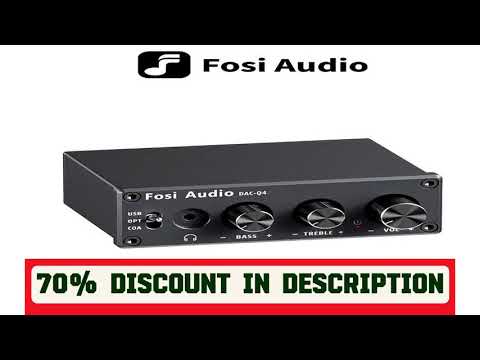 A must-have product! Fosi Audio Q4 Mini Stereo Gaming USB DAC & Headphone Amplifier Audio Converte
