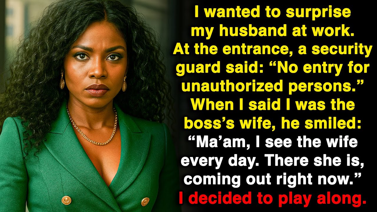 I wanted to surprise my husband at his workplace. At the entrance I learned that he has a “wife”...