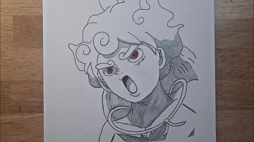 How to Draw Luffy Gear 5 Nika - Easy Anime Drawing Tutorial for Beginners | One Piece