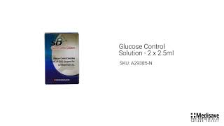 Glucose Control Solution 2 x 2 5ml A29385 N