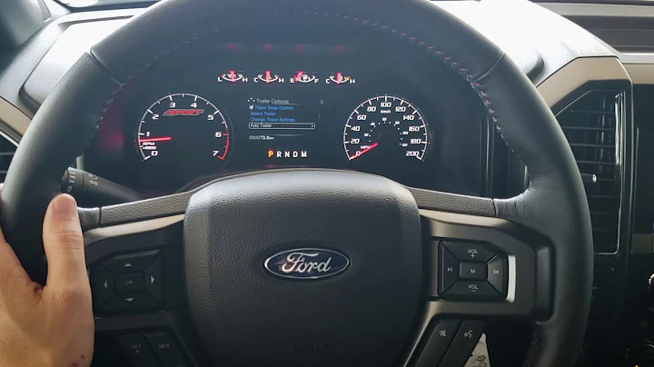 Découvrez les fonctionnalités du volant de la Ford F150 XLT 2020