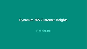Dynamics 365 Customer Insights Power Apps Pocket Demo (Healthcare)